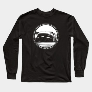 NISSAN 350Z Black 'N White 4 (Black Version) Long Sleeve T-Shirt